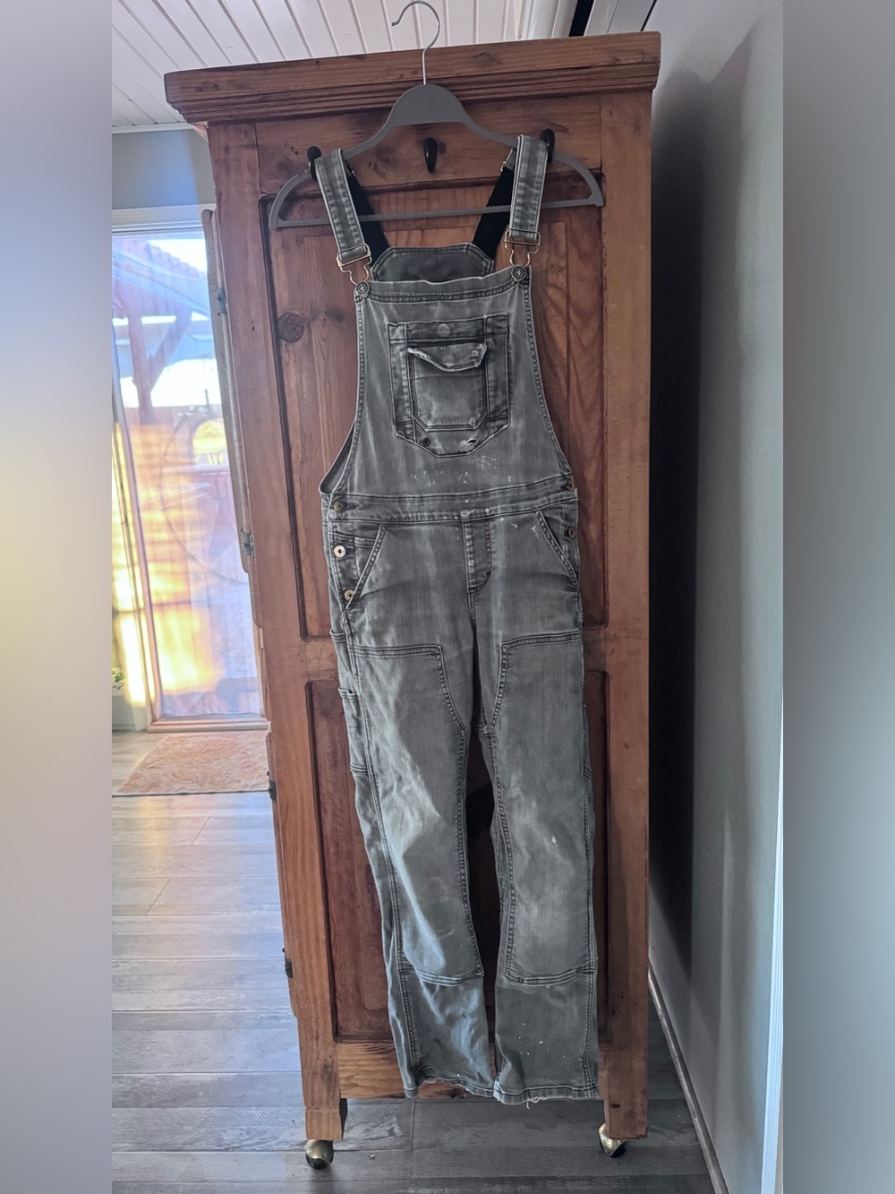 Dovetail Freshley Overalls Gray sz 2 - Picture 6 of 15